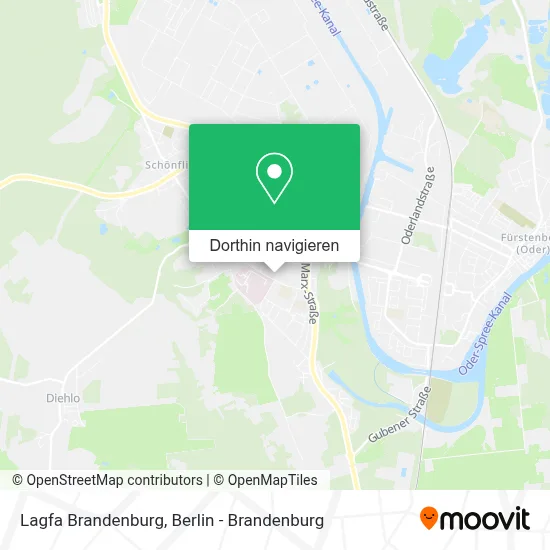 Lagfa Brandenburg Karte