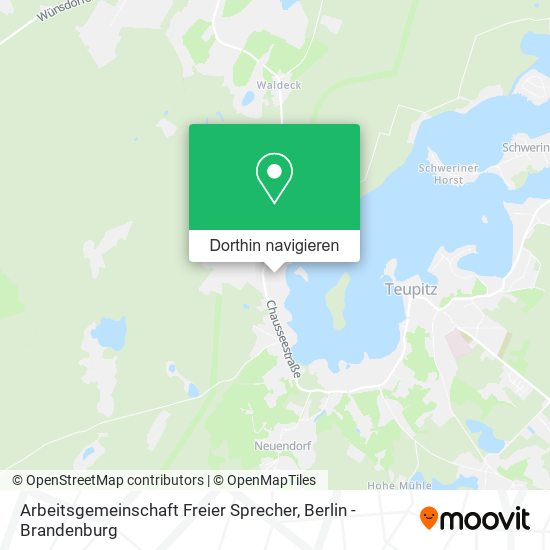 Arbeitsgemeinschaft Freier Sprecher Karte