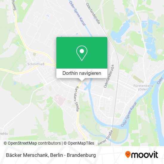 Bäcker Merschank Karte
