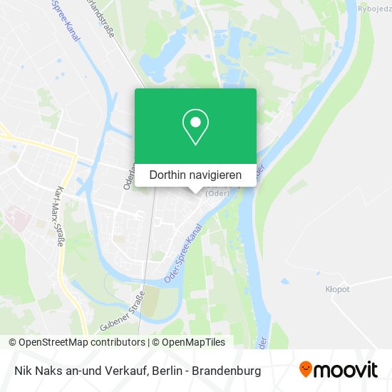 Nik Naks an-und Verkauf Karte