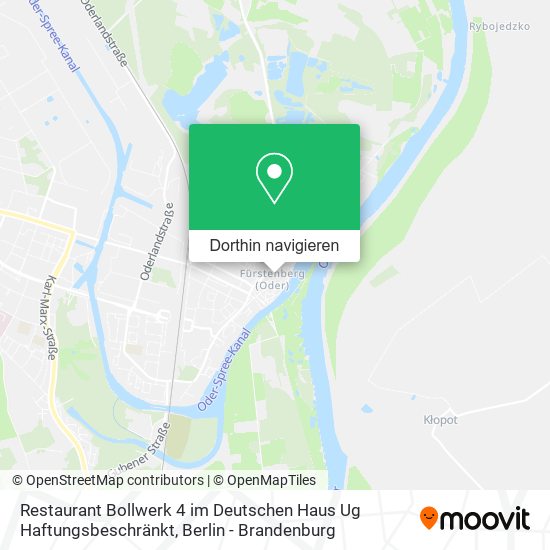 Restaurant Bollwerk 4 im Deutschen Haus Ug Haftungsbeschränkt Karte