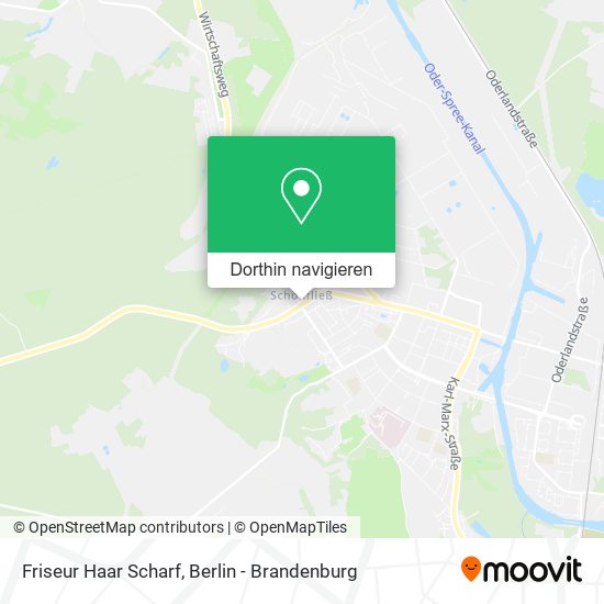 Friseur Haar Scharf Karte