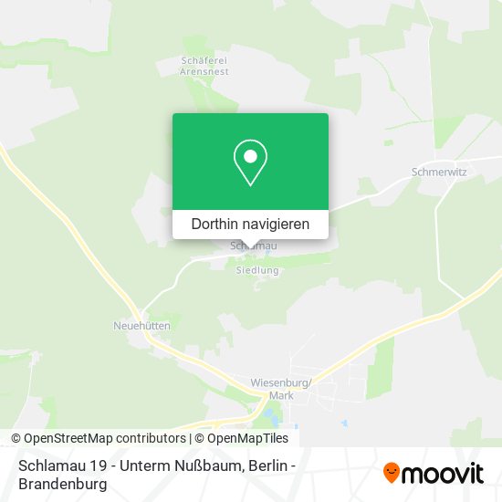 Schlamau 19 - Unterm Nußbaum Karte