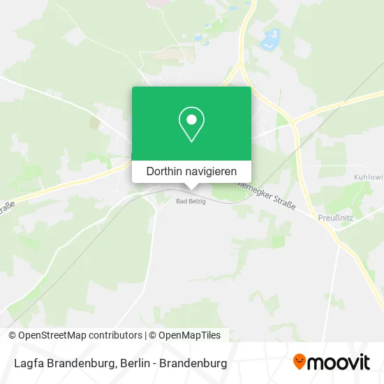 Lagfa Brandenburg Karte