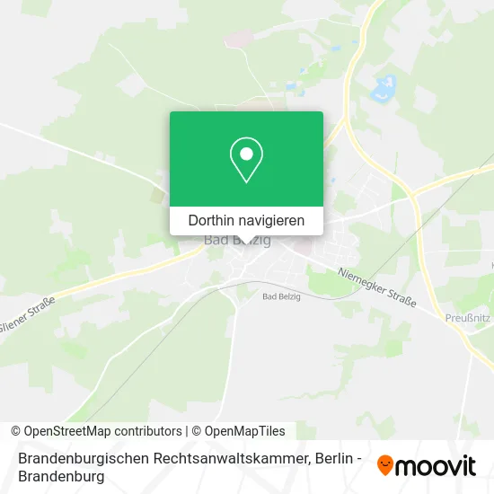 Brandenburgischen Rechtsanwaltskammer Karte