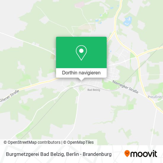 Burgmetzgerei Bad Belzig Karte