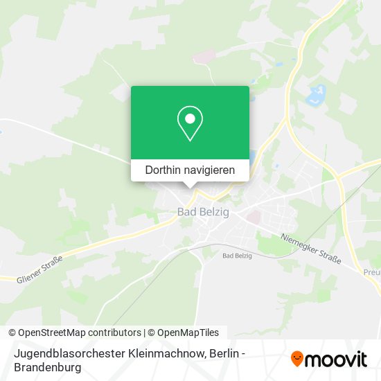 Jugendblasorchester Kleinmachnow Karte