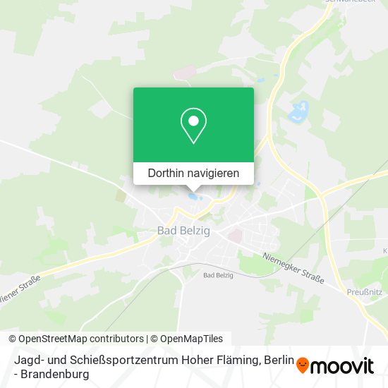 Jagd- und Schießsportzentrum Hoher Fläming Karte