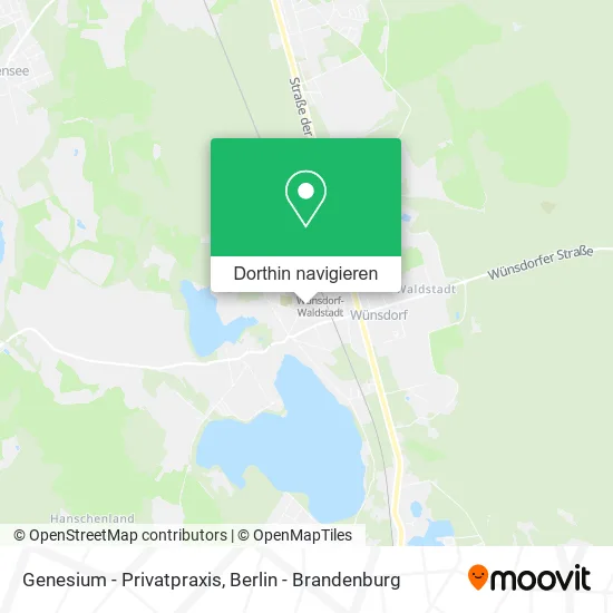Genesium - Privatpraxis Karte