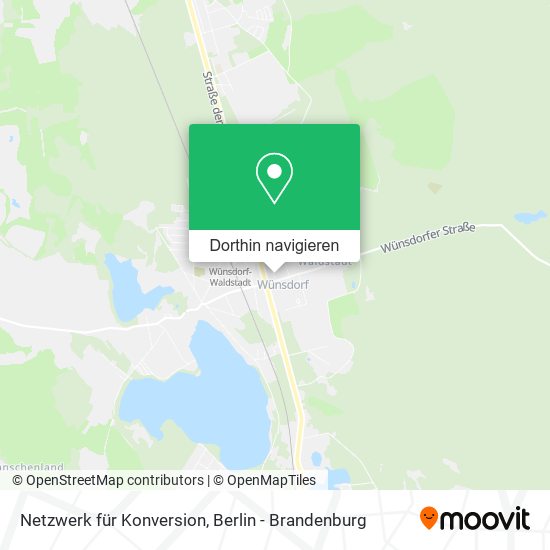 Netzwerk für Konversion Karte