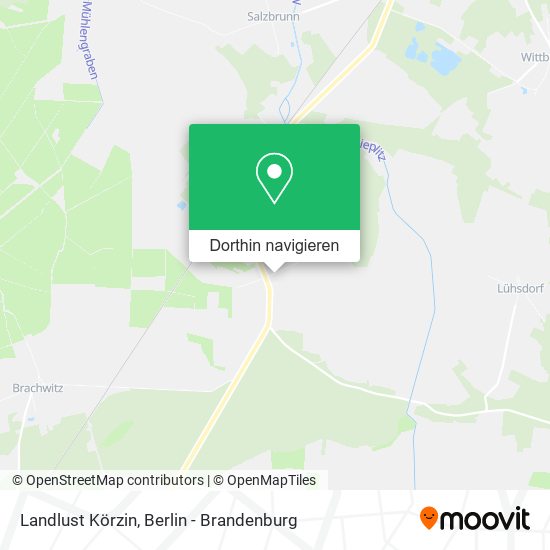 Landlust Körzin Karte