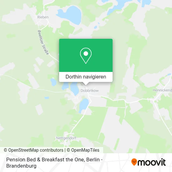 Pension Bed & Breakfast the One Karte