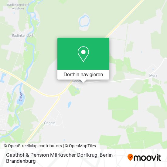 Gasthof & Pension Märkischer Dorfkrug Karte