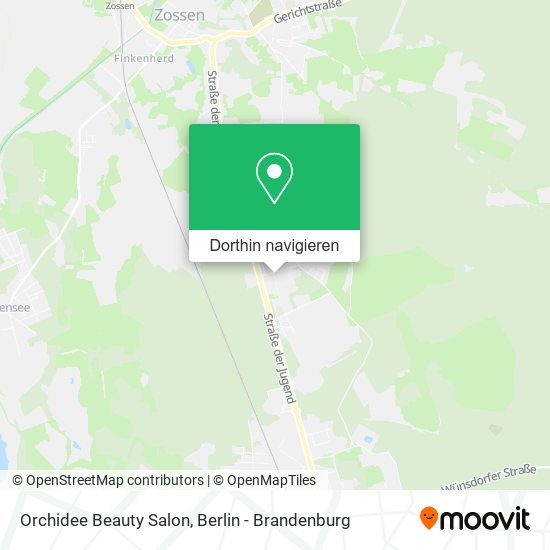 Orchidee Beauty Salon Karte