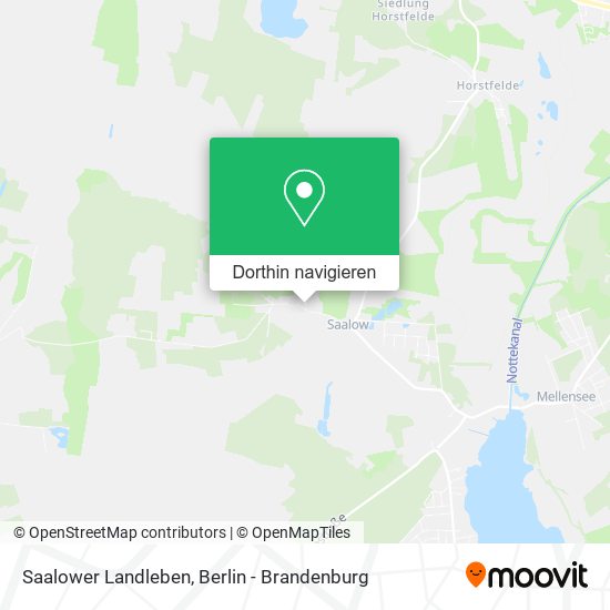 Saalower Landleben Karte