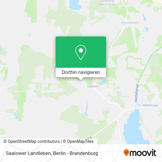 Saalower Landleben Karte