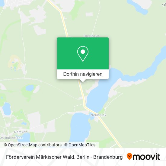 Förderverein Märkischer Wald Karte