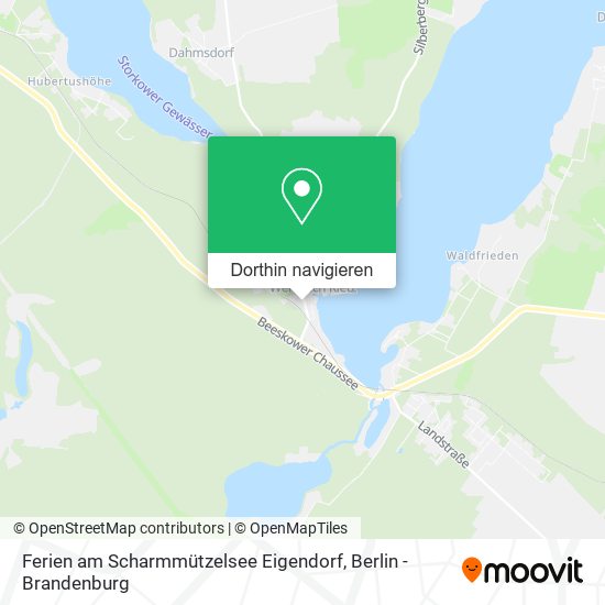 Ferien am Scharmmützelsee Eigendorf Karte