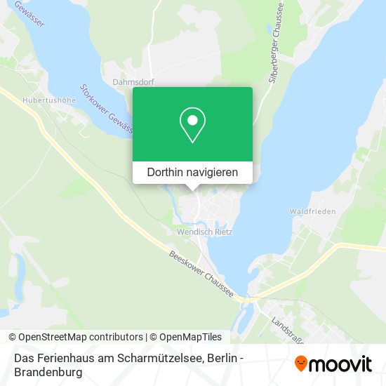Das Ferienhaus am Scharmützelsee Karte