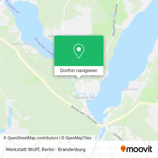 Werkstatt Wolff Karte