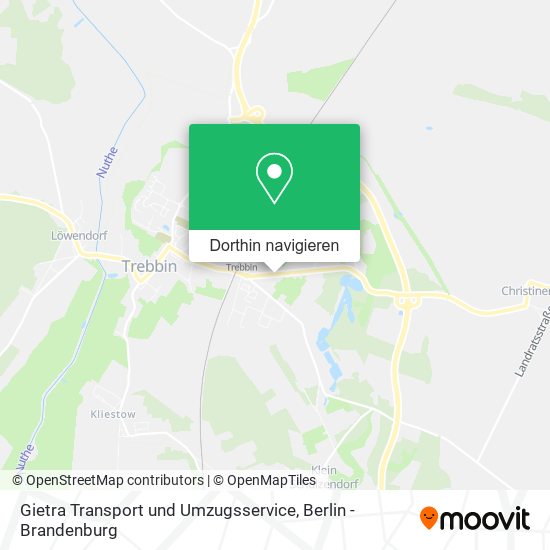 Gietra Transport und Umzugsservice Karte