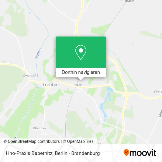 Hno-Praxis Babernitz Karte