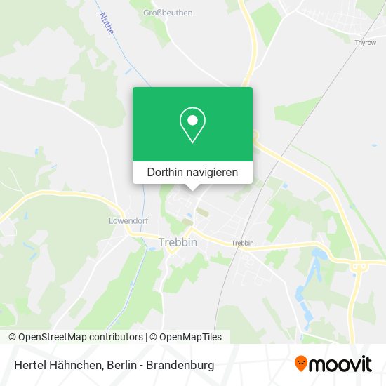 Hertel Hähnchen Karte