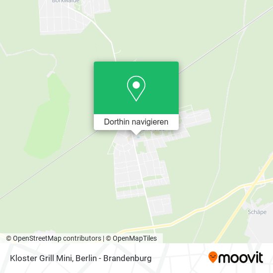 Kloster Grill Mini Karte