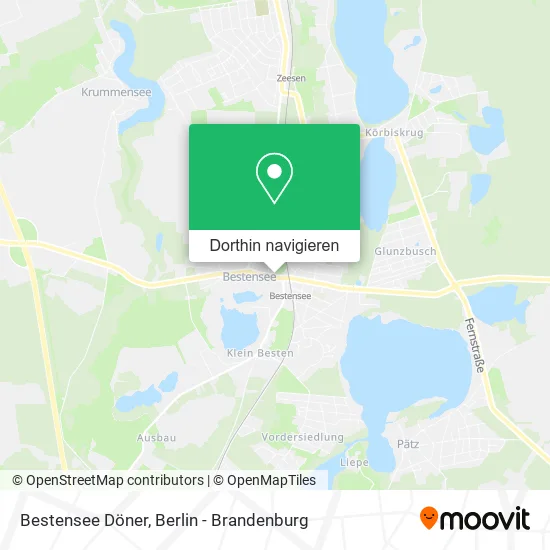 Bestensee Döner Karte