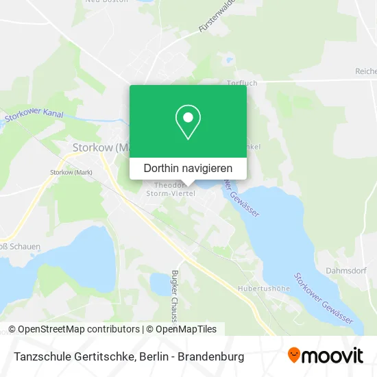 Tanzschule Gertitschke Karte