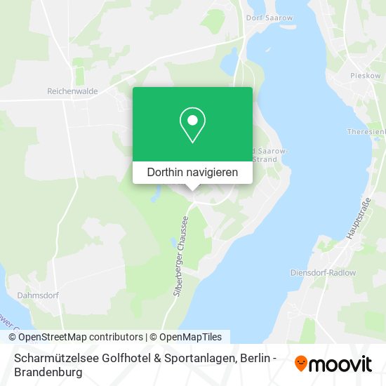 Scharmützelsee Golfhotel & Sportanlagen Karte