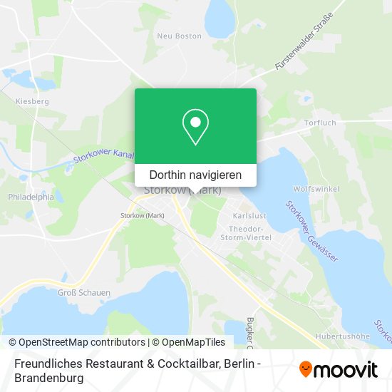 Freundliches Restaurant & Cocktailbar Karte