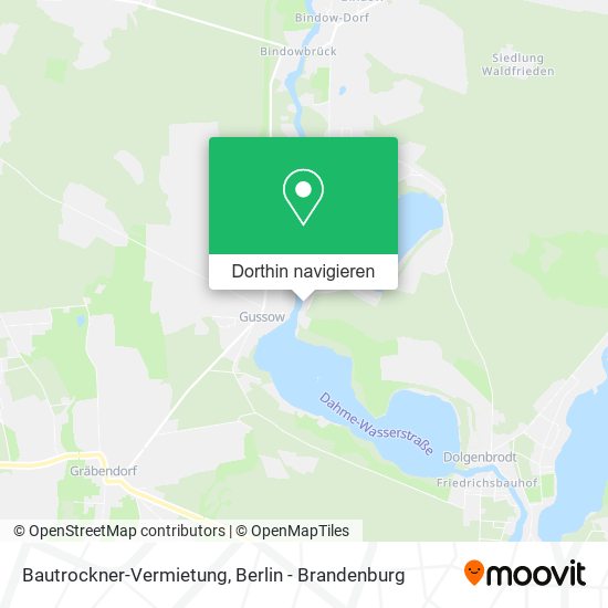 Bautrockner-Vermietung Karte