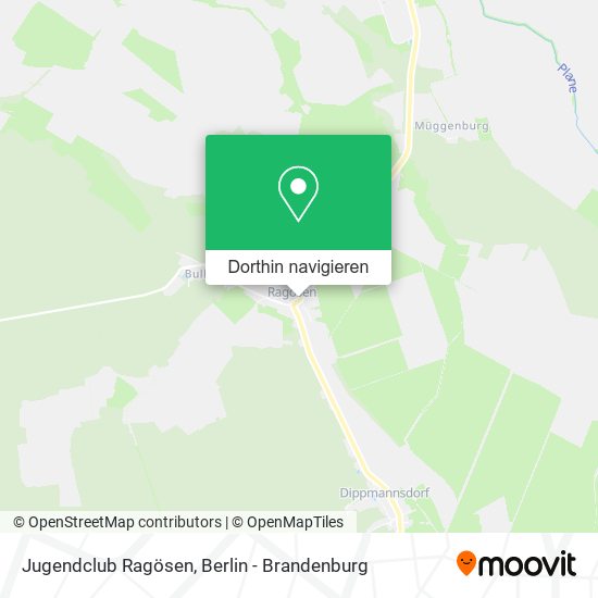 Jugendclub Ragösen Karte