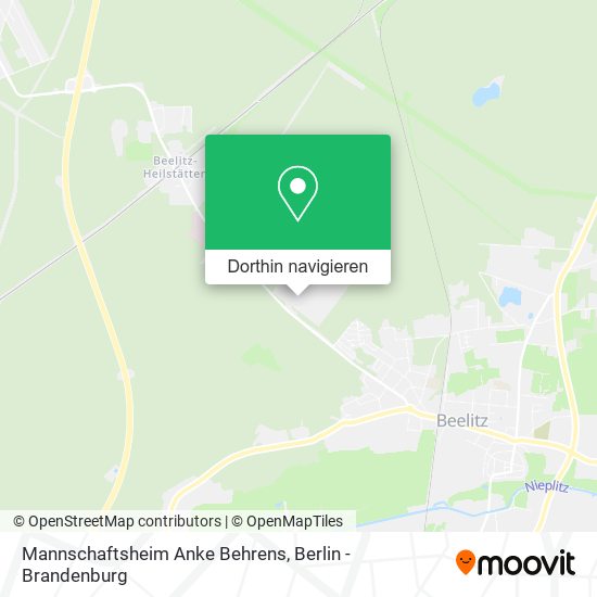Mannschaftsheim Anke Behrens Karte
