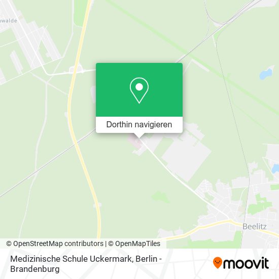 Medizinische Schule Uckermark Karte