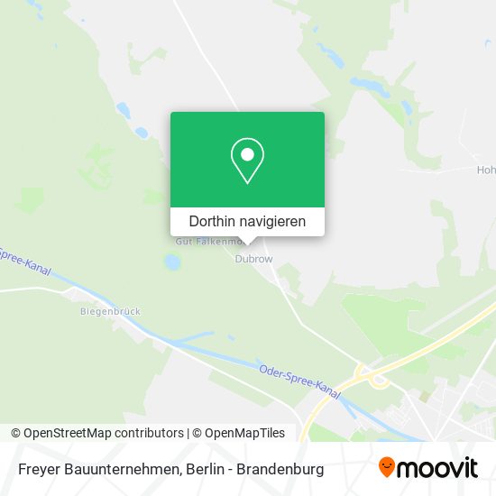 Freyer Bauunternehmen Karte