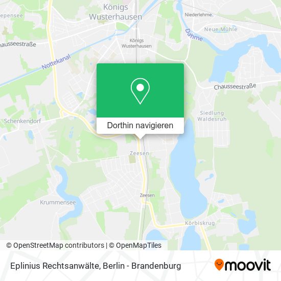 Eplinius Rechtsanwälte Karte