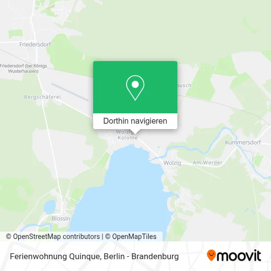 Ferienwohnung Quinque Karte