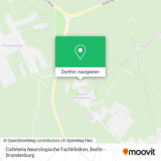 Cafeteria Neurologische Fachkliniken Karte