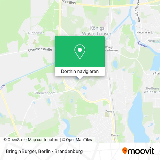 Bring'n'Burger Karte