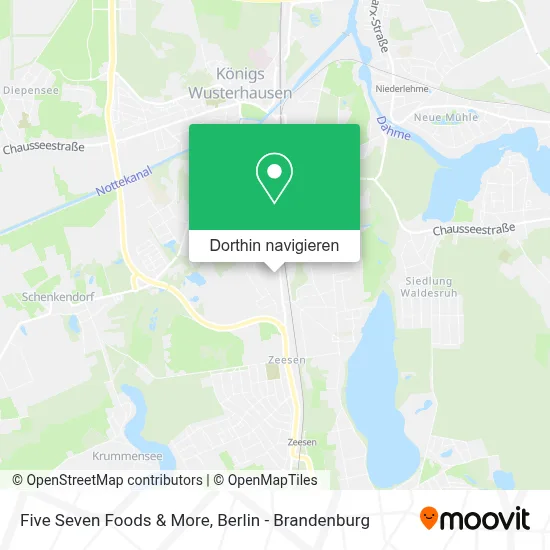 Five Seven Foods & More Karte