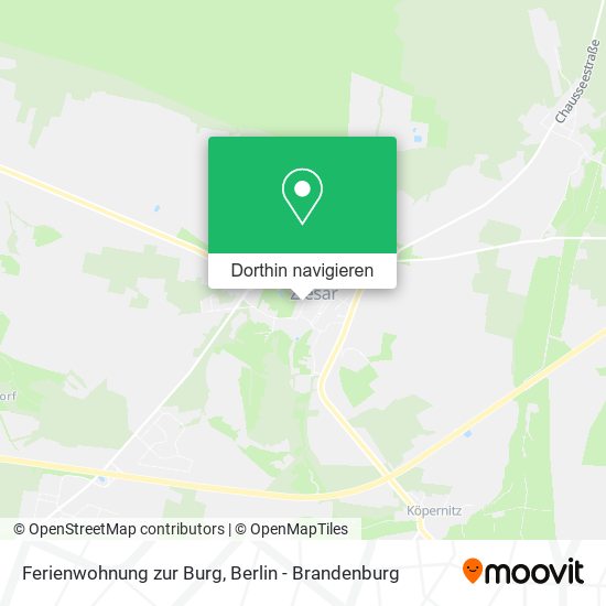 Ferienwohnung zur Burg Karte