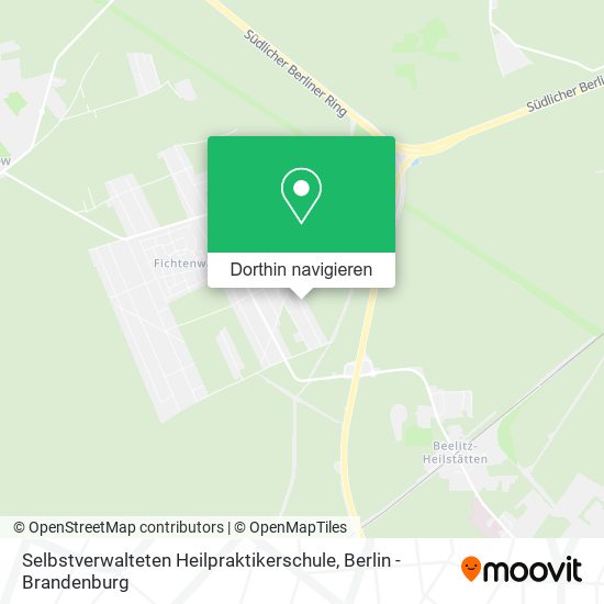 Selbstverwalteten Heilpraktikerschule Karte