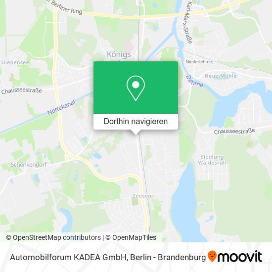 Automobilforum KADEA GmbH Karte