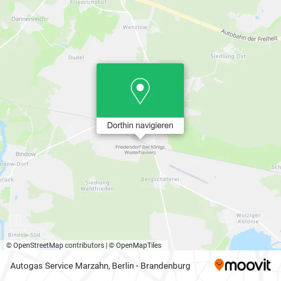 Autogas Service Marzahn Karte