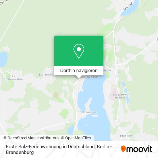 Erste Salz-Ferienwohnung in Deutschland Karte