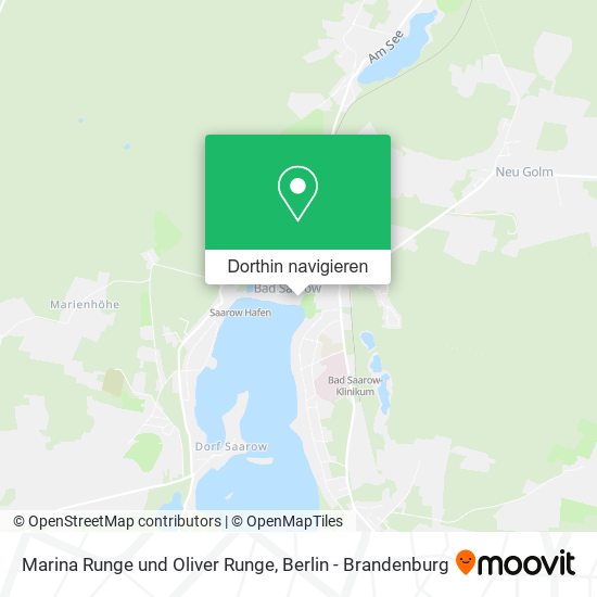 Marina Runge und Oliver Runge Karte