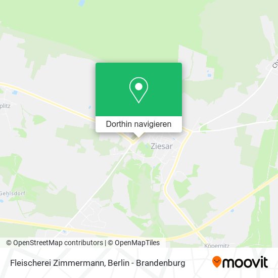Fleischerei Zimmermann Karte