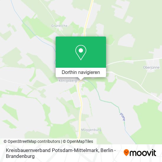 Kreisbauernverband Potsdam-Mittelmark Karte
